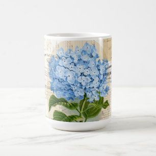 De Café Caneca francesa das coisas efêmeras do Hydrangea