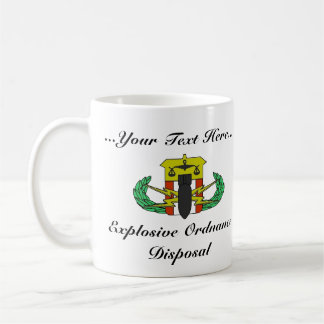 De Café Caneca frente e verso do costume EOD/HDT