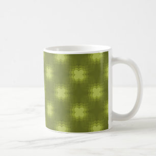 De Café Caneca Funky do dom, verde azeitona