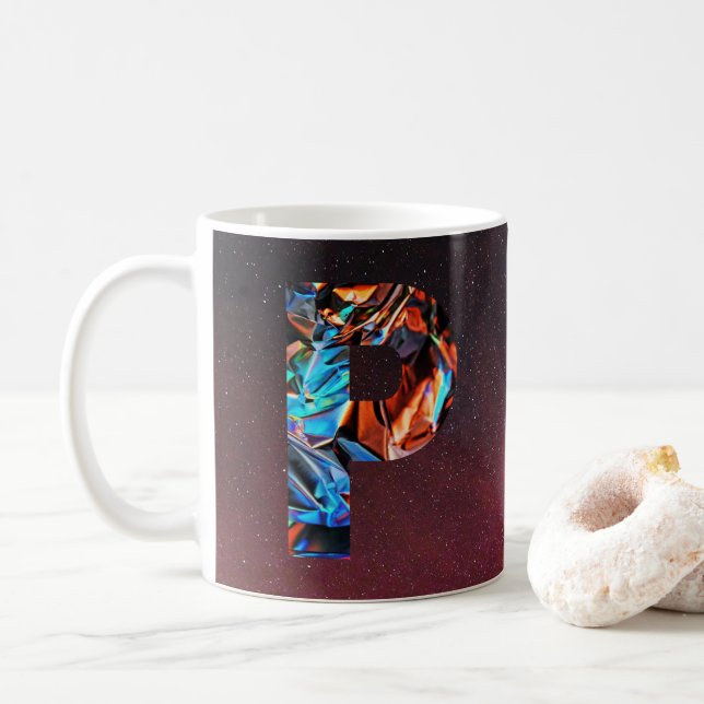 De Café Caneca Galáctica Prisma Inicial P (Com Donut)