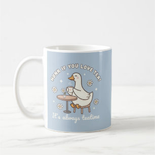 De Café Caneca Ganso Fofo Se Você Ama Chá