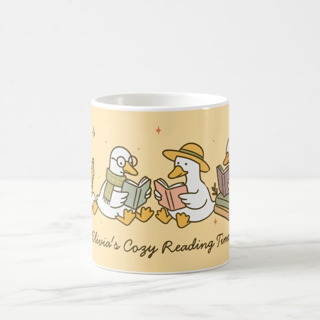 De Café Caneca Ganso Leitura Fofa (Centro)