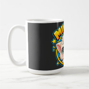 De Café Caneca Gato Anime Fofo Mivora com Estrelas Brilhan