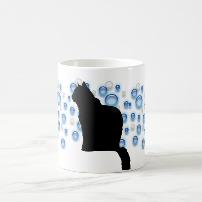 De Café Caneca - Gato preto e bolhas azuis (Centro)