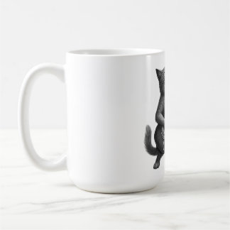 De Café Caneca Gato Rocker
