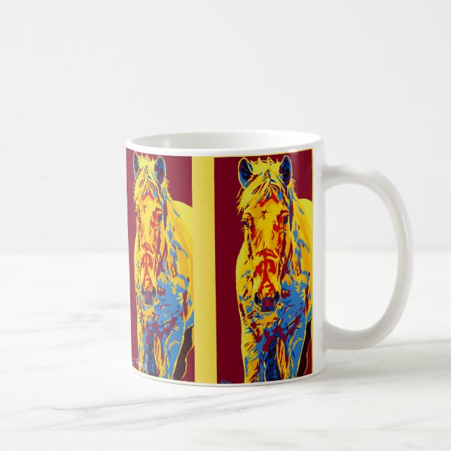 De Café Caneca gelado do cavalo (Direita)