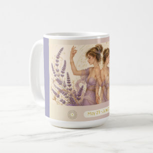 De Café Caneca Gemini Lavender Art Nouveau