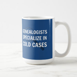 De Café Caneca Genealógica (Azul)