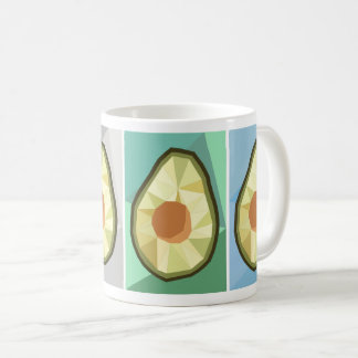 De Café Caneca geométrica dos abacates