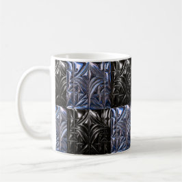 De Café Caneca Geométrica Escura"