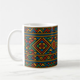 De Café Caneca Geométrica Ndebele Africana