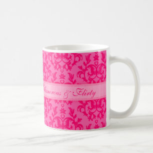 De Café Caneca glamoroso & Flirty do rosa quente do