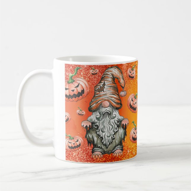 De Café Caneca Gnome Dia das Bruxas (Esquerda)