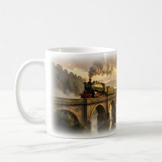 De Café Caneca Golden Steam Journey ao Nascer do Sol