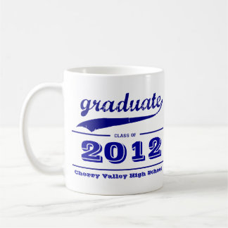 De Café Caneca graduada do Grunge - personalize a classe