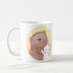 De Café Caneca gráfica animal bonito da caneca feliz do