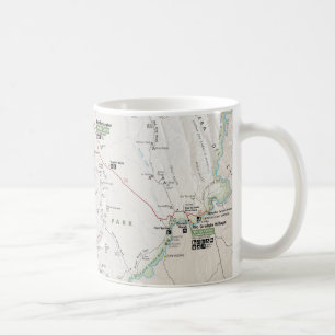 De Café Caneca grande do mapa da curvatura (Texas)