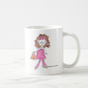 De Café Caneca Grávida-PinkBrown, direitos reservados