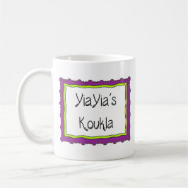 De Café Caneca Grega "Boneca da Vovó"