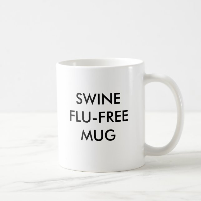 DE CAFÉ CANECA GRIPE-LIVRE DOS SUÍNOS (Direita)