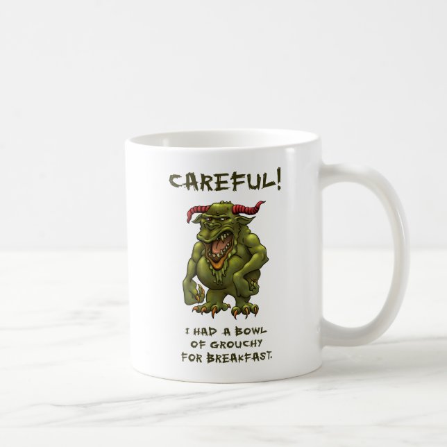 De Café Caneca Grouchy do diabrete (Direita)