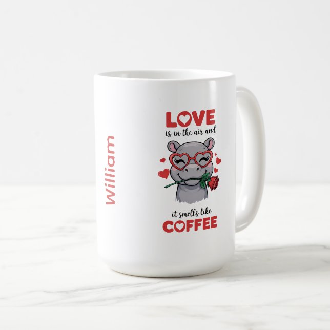 De Café Caneca Hippo Expresse Seu Amor (Frente Esquerda)
