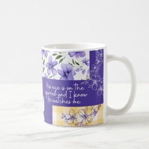 De Café caneca His eye is on the sparrow