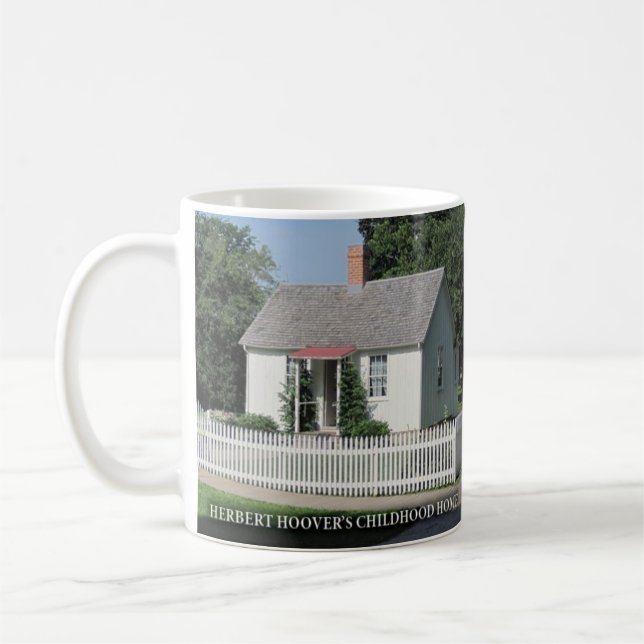 De Café Caneca histórica da casa da infância dos Hoovers (Esquerda)