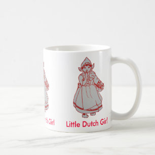 De Café Caneca holandesa pequena da menina