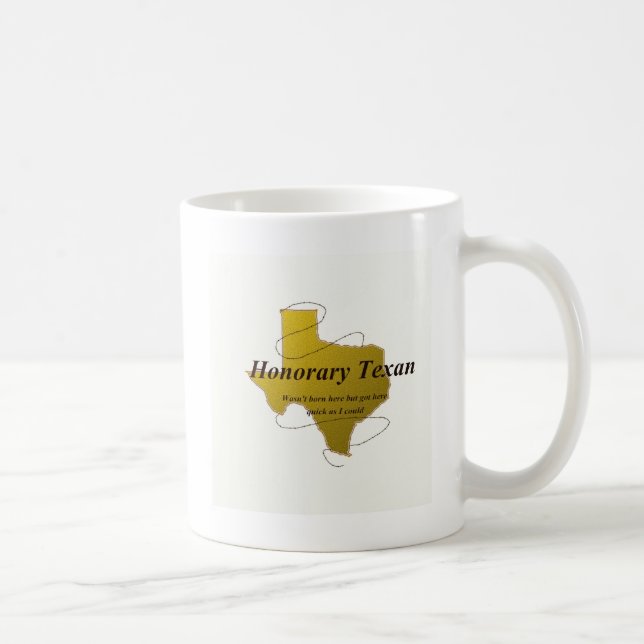 De Café Caneca honorário do Texan (Direita)