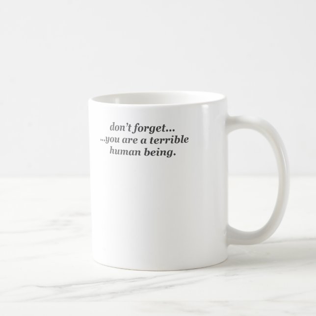 De Café Caneca humana terrível (Direita)