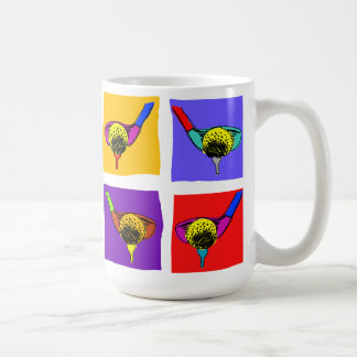 De Café Caneca ilustrada golfe