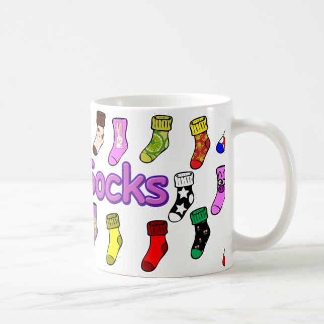 De Café Caneca impar das meias (Direita)