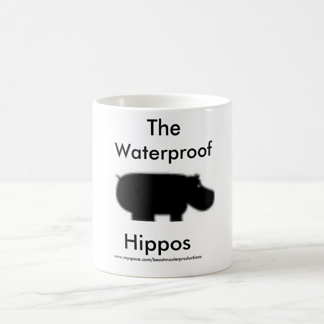 De Café Caneca impermeável oficial dos hipopótamos (Centro)