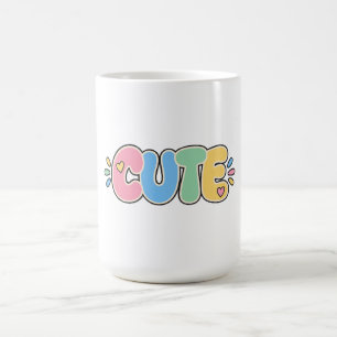 De Café Caneca Infantil com Tipografia Pastel Fofa