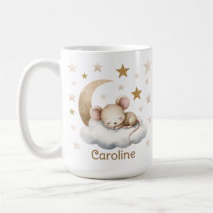 De Café Caneca Infantil Nome do Ratinho Doce Adormecido