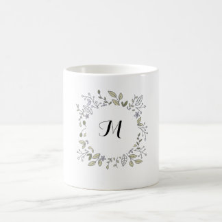 De Café Caneca inicial floral