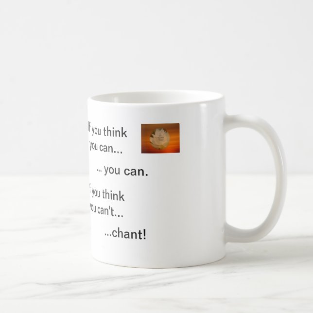 De Café Caneca inspirada budista do SGI (Direita)