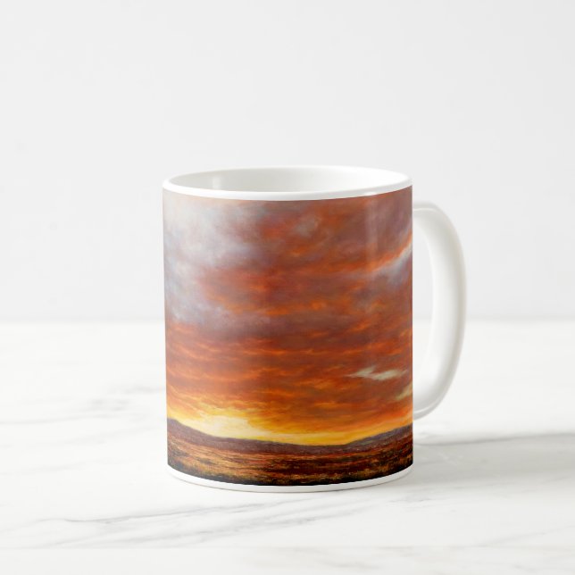 De Café Caneca inspirada do nascer do sol (Frente Esquerda)