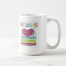 Caneca inspirada para enfermeiras