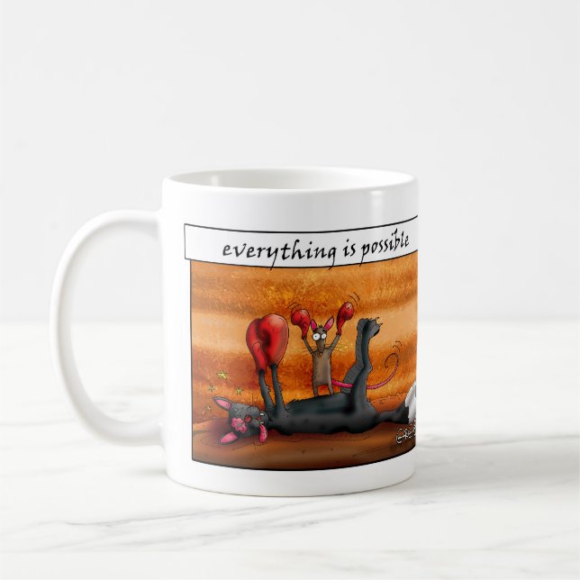 De Café Caneca inspirador engraçada (Esquerda)