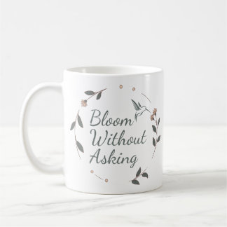 De Café Caneca Inspiradora Florescer Sem Perguntar
