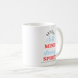 De Café Caneca Inspiradora “Mente Macia, Espírito Forte”