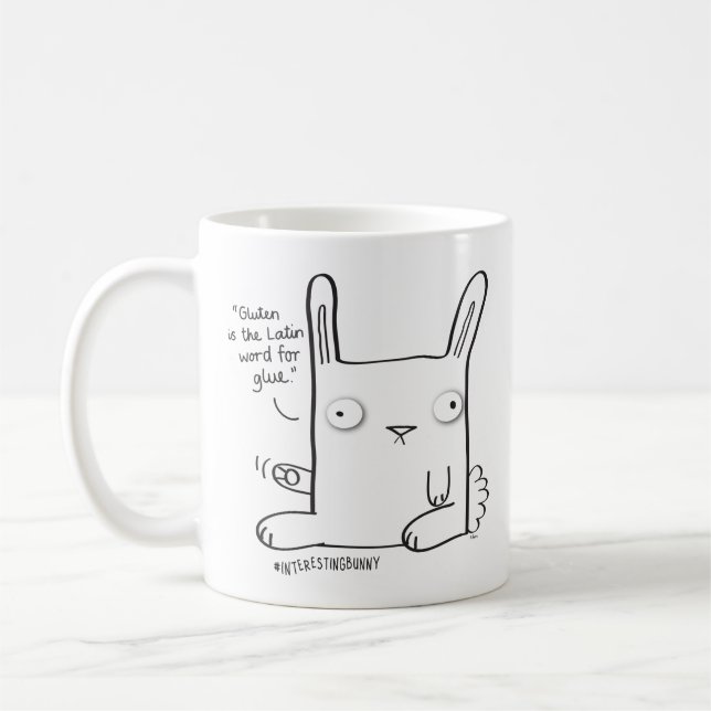 De Café Caneca interessante do coelho (Esquerda)