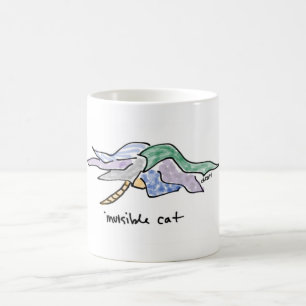 De Café Caneca invisível do gato