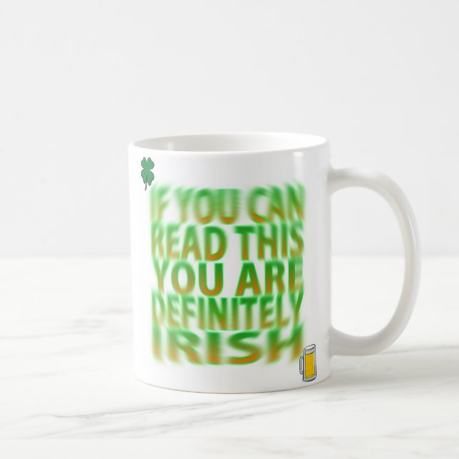 De Café Caneca irlandesa bêbeda (Direita)
