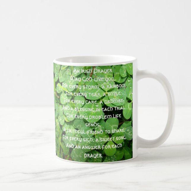 De Café CANECA IRLANDESA da BÊNÇÃO - personalizada (Direita)