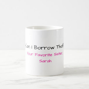 De Café Caneca Irmã Engraçada