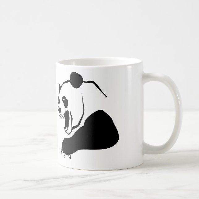 De Café caneca irritada da panda (Direita)