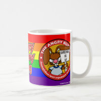Caneca irritada do coelho